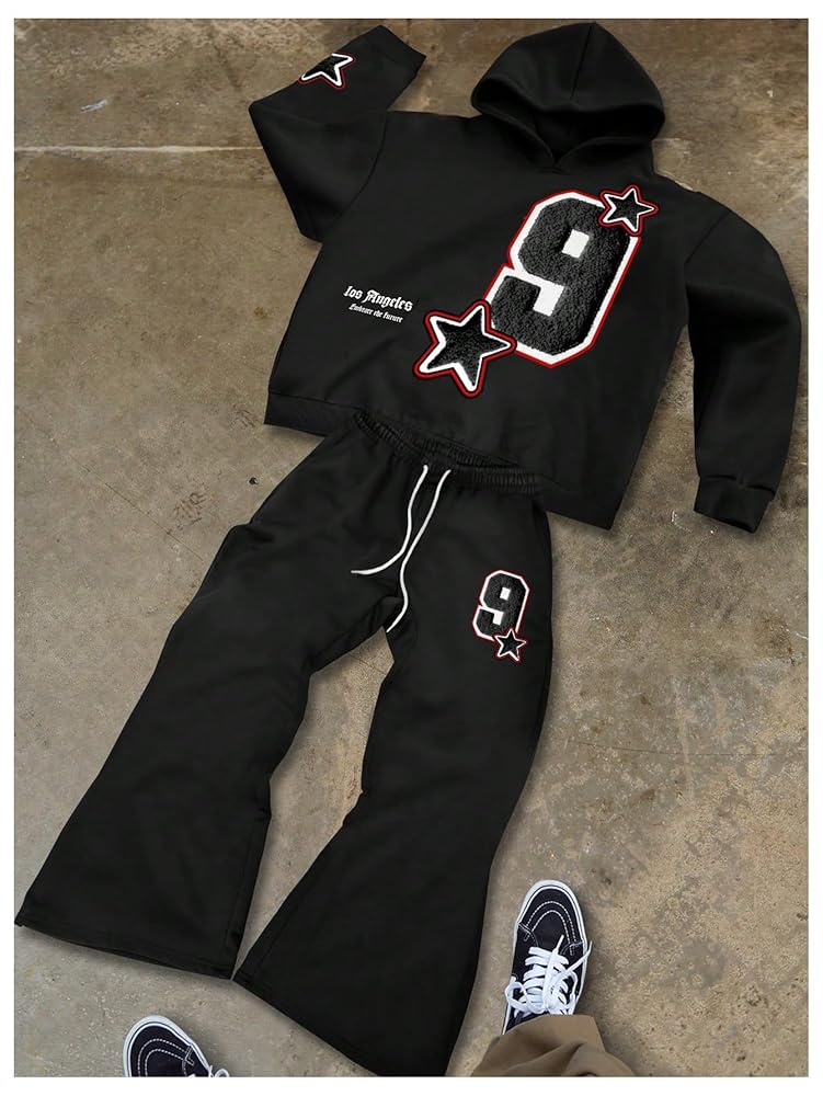 Amazon.com: VIPWOLF Men's 2 Piece Sweat Suits Long Sleeve